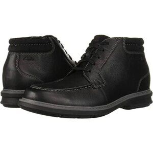 CLARKS Men's Rendell Black Boots Size: 8.5